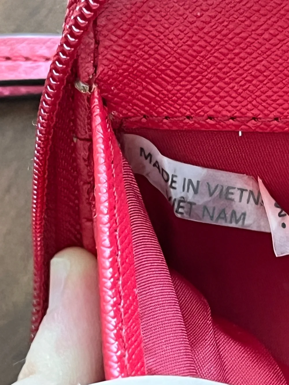 🌸Vintage Coach Red Turnlock Wristlet